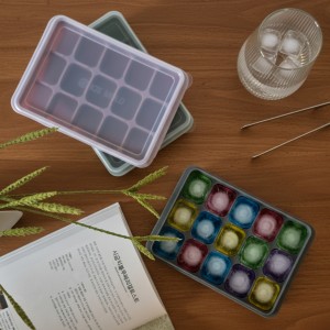 실리콘 아이스몰드  15구 (사각) no.28