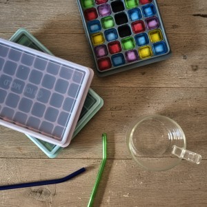 실리콘 아이스몰드  40구 (사각) no.31