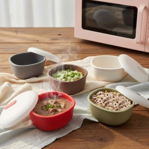 실리콘 플래티넘 전자레인지 밥팩용기350ml no.66