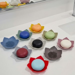 실리콘 연꽃 비누받침  2P SET no.18 같은컬러