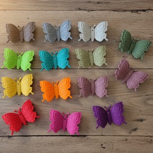 실리콘 나비 손잡이 1P no.35